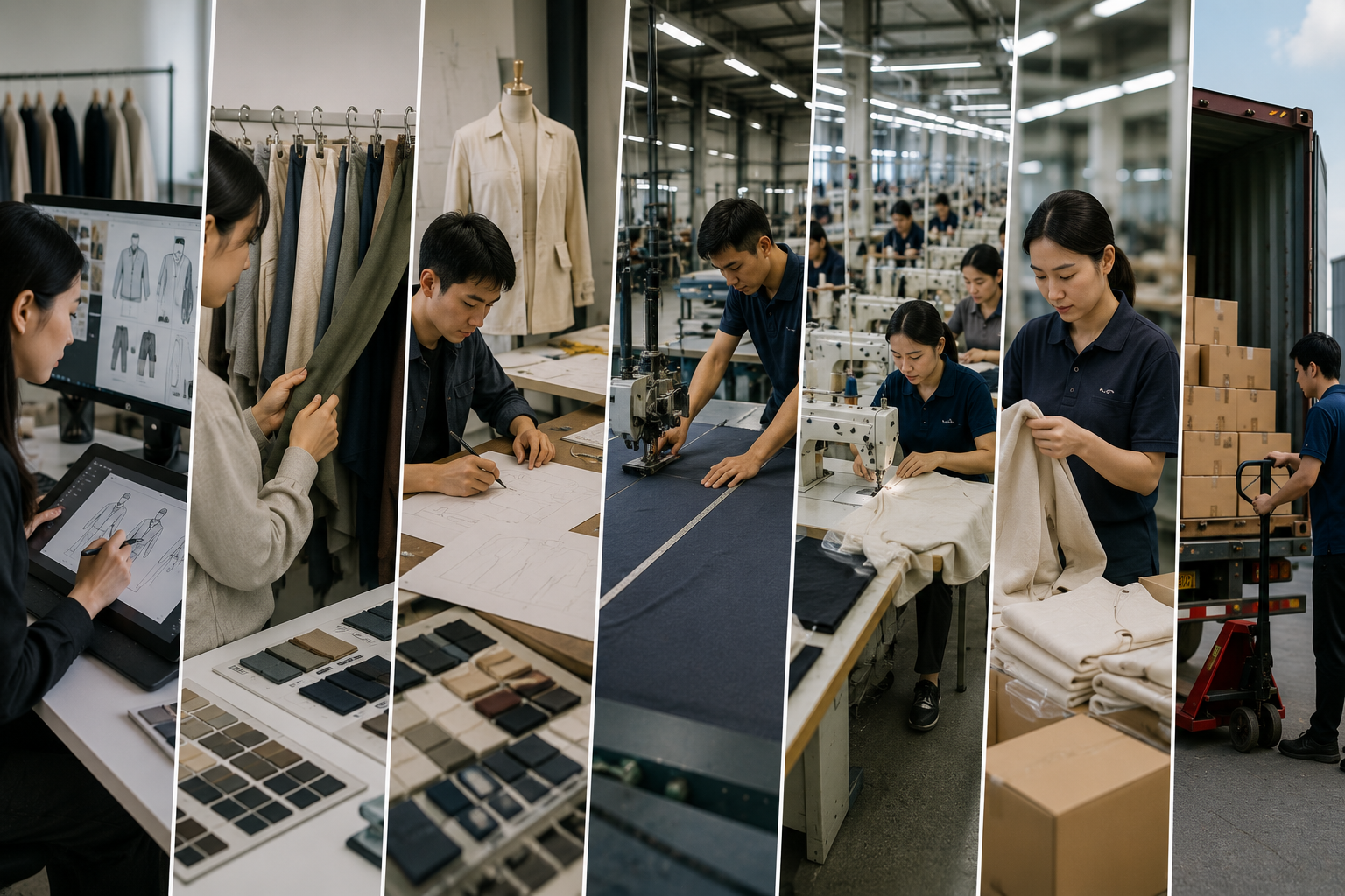 Premium apparel sourcing and manufacturing sample